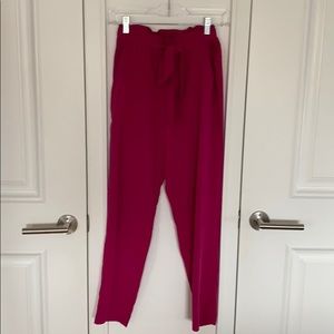 Pink Tapered Trousers